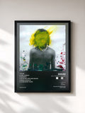 #noir Tableau de l'album Will You Be My Yellow? de Bakar, cadre noir, imprimé et encadré en France