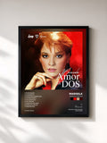 #noir Tableau de l'album Amor de Los Dos de Marisela, cadre noir, imprimé et encadré en France