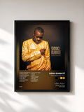 #noir Tableau de l'album Diabateba Music, Vol. 1 de Sidiki Diabaté, cadre noir, imprimé et encadré en France