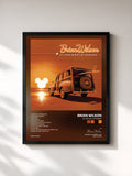 #noir Tableau de l'album In the Key of Disney de Brian Wilson, cadre noir, imprimé et encadré en France