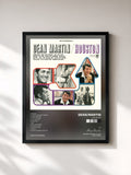 #noir Tableau de l'album Houston de Dean Martin, cadre noir, imprimé et encadré en France