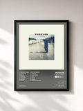 #noir Tableau de l'album Forever Young de Mosh36, cadre noir, imprimé et encadré en France