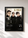 #noir Tableau de l'album Il Volo de Il Volo, cadre noir, imprimé et encadré en France