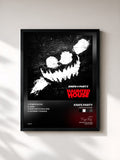 #noir Tableau de l'album Haunted House de Knife Party, cadre noir, imprimé et encadré en France