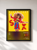 #noir Tableau de l'album Sax (The Selection) de Fleur East, cadre noir, imprimé et encadré en France