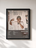 #noir Tableau de l'album Bofff de Kevin Roldan, cadre noir, imprimé et encadré en France