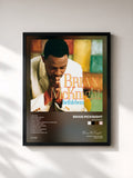#noir Tableau de l'album Bethlehem de Brian McKnight, cadre noir, imprimé et encadré en France