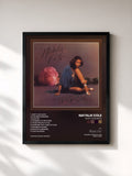 #noir Tableau de l'album Don't Look Back de Natalie Cole, cadre noir, imprimé et encadré en France