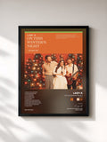 #noir Tableau de l'album On This Winter's Night (Volume 2) de Lady A, cadre noir, imprimé et encadré en France