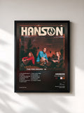#noir Tableau de l'album This Time Around de Hanson, cadre noir, imprimé et encadré en France