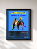 #noir Tableau de l'album ¿Y Ahora Que Hacemos? de Jarabe de Palo, cadre noir, imprimé et encadré en France