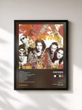 #noir Tableau de l'album El Diablito de Caifanes, cadre noir, imprimé et encadré en France