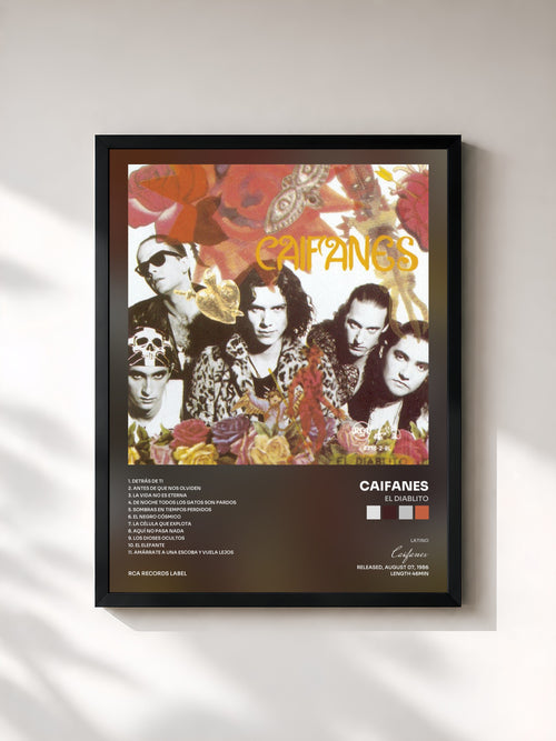 Caifanes · El Diablito — Affiche encadrée