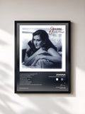 #noir Tableau de l'album Joanna Em Samba Canção de Joanna, cadre noir, imprimé et encadré en France