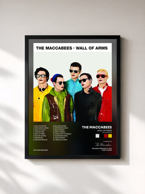 The Maccabees · Wall Of Arms (Deluxe Edition) — Affiche encadrée
