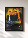 #noir Tableau de l'album Colores de Los Del Río, cadre noir, imprimé et encadré en France