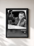 #noir Tableau de l'album Cass County (Deluxe) de Don Henley, cadre noir, imprimé et encadré en France