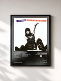 #noir Tableau de l'album Last of the Independents de Pretenders, cadre noir, imprimé et encadré en France