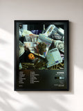 #noir Tableau de l'album NO CAP, Vol. 1 (Deluxe) de Kodes, cadre noir, imprimé et encadré en France