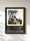 #noir Tableau de l'album Tell Me That It’s Over de Wallows, cadre noir, imprimé et encadré en France