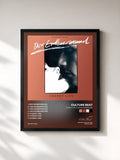 #noir Tableau de l'album Cherry Lips / Der Erdbeermund de Culture Beat, cadre noir, imprimé et encadré en France