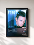 #noir Tableau de l'album La vita è de Nek, cadre noir, imprimé et encadré en France