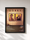 #noir Tableau de l'album Boterhammen de Gorki, cadre noir, imprimé et encadré en France