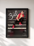 #noir Tableau de l'album Biel de Biel, cadre noir, imprimé et encadré en France