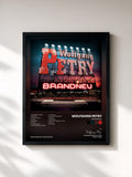 #noir Tableau de l'album Brandneu de Wolfgang Petry, cadre noir, imprimé et encadré en France