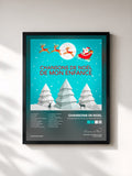 #noir Tableau de l'album Chansons de Noël de mon enfance de Chansons de Noel, cadre noir, imprimé et encadré en France