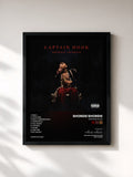 #noir Tableau de l'album Captain Hook de Shordie Shordie, cadre noir, imprimé et encadré en France