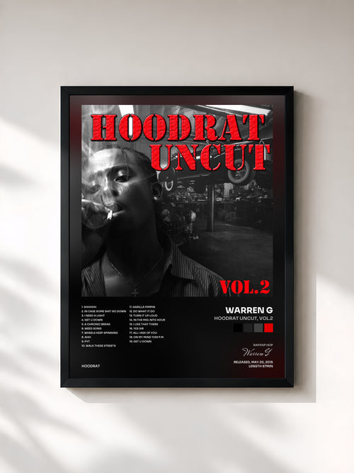 Warren G · Hoodrat Uncut, Vol.2 — Affiche encadrée