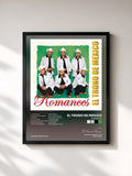 #noir Tableau de l'album Romances de El Trono de Mexico, cadre noir, imprimé et encadré en France