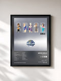 #noir Tableau de l'album Spiceworld (25th Anniversary) de Spice Girls, cadre noir, imprimé et encadré en France