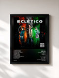 #noir Tableau de l'album ECLÉTICO - LADO A de MC PH, cadre noir, imprimé et encadré en France