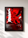 #noir Tableau de l'album HUMANOID-FLAMETHROWER de beastboy  , cadre noir, imprimé et encadré en France