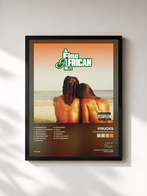 Knucks · A Fine African Man — Affiche encadrée