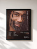 #noir Tableau de l'album Beyond Words de Bobby McFerrin, cadre noir, imprimé et encadré en France