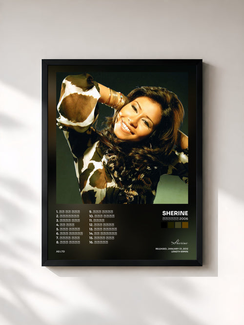 Sherine · الدوحه 2006 — Affiche encadrée