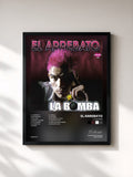 #noir Tableau de l'album La Bomba de El Arrebato, cadre noir, imprimé et encadré en France