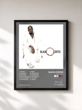 #noir Tableau de l'album Black Coffee de Black Coffee, cadre noir, imprimé et encadré en France
