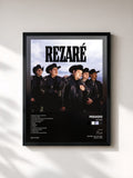 #noir Tableau de l'album Rezare de Pesado, cadre noir, imprimé et encadré en France