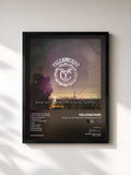 #noir Tableau de l'album When You're Through Thinking, Say Yes de Yellowcard, cadre noir, imprimé et encadré en France