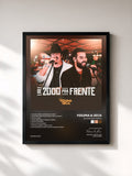 #noir Tableau de l'album De 2000 pra Frente de Fiduma & Jeca, cadre noir, imprimé et encadré en France