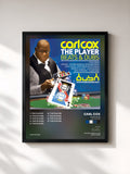 #noir Tableau de l'album The Player (Beats and Dubs) [Remixes] de Carl Cox, cadre noir, imprimé et encadré en France