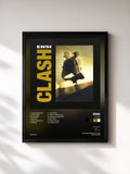 #noir Tableau de l'album CLASH de Ensi, cadre noir, imprimé et encadré en France