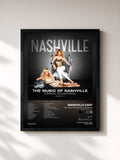 #noir The Music Of Nashville: Season 1 (Original Soundtrack) von Nashville Cast als gerahmter Kunstdruck, schwarzer Rahmen, gedruckt und gerahmt in Frankreich