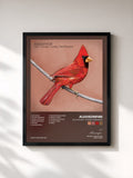 #noir Tableau de l'album Old Crows / Young Cardinals de Alexisonfire, cadre noir, imprimé et encadré en France