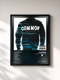 #noir Tableau de l'album Universal Mind Control de Common, cadre noir, imprimé et encadré en France