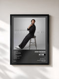 #noir Tableau de l'album Hidden Gems de Josh Groban, cadre noir, imprimé et encadré en France